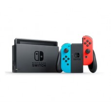 Nintendo NTD-HAD-S-KABAA-ASI Nintendo Switch with Neon Blue and Neon  Red Joy-con